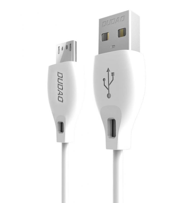E-shop Dátový kábel Dudao L4M 2,4A Micro USB 2m biely