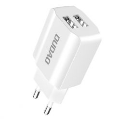 Nabíjačka do siete Dudao A2EU 2x USB 5V/2,4A biela