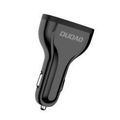 Nabíjačka do auta Dudao R7S 2,4A Quick Charge 3.0 na 3 USB čierna | Lacné Kryty Lacné Kryty | Nabíjačka do auta Dudao R7S 2,4A Quick Charge 3.0 na 3 USB čierna | Lacné Kryty