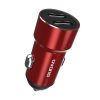 Lacné Kryty | Nabíjačka do auta Dudao R5 2,4A na 2 USB zlatá | Lacné Kryty
