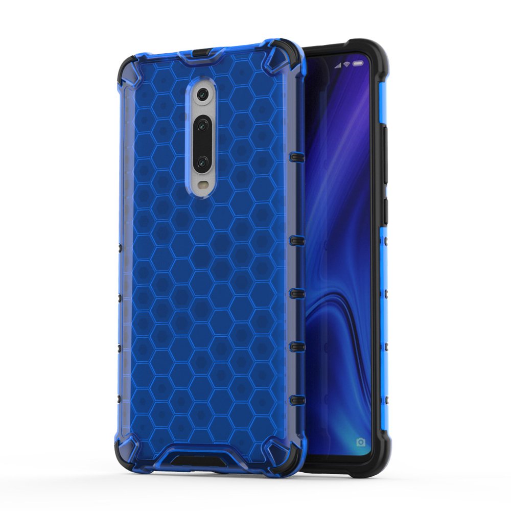 Odolný kryt Honeycomb Armor modrý – Xiaomi Mi 9T / 9T Pro | Lacné Kryty Lacné Kryty | Odolný kryt Honeycomb Armor modrý – Xiaomi Mi 9T / 9T Pro | Lacné Kryty