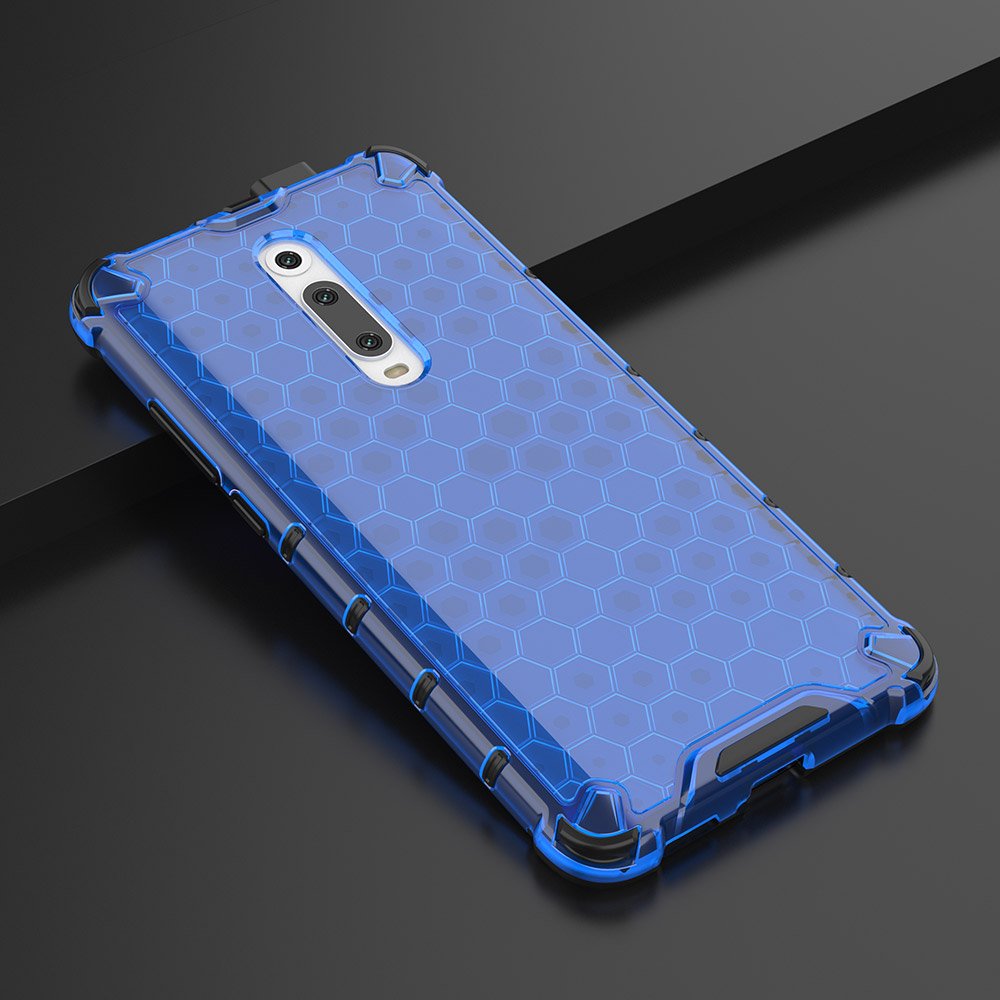 Odolný kryt Honeycomb Armor modrý – Xiaomi Mi 9T / 9T Pro | Lacné Kryty Lacné Kryty | Odolný kryt Honeycomb Armor modrý – Xiaomi Mi 9T / 9T Pro | Lacné Kryty