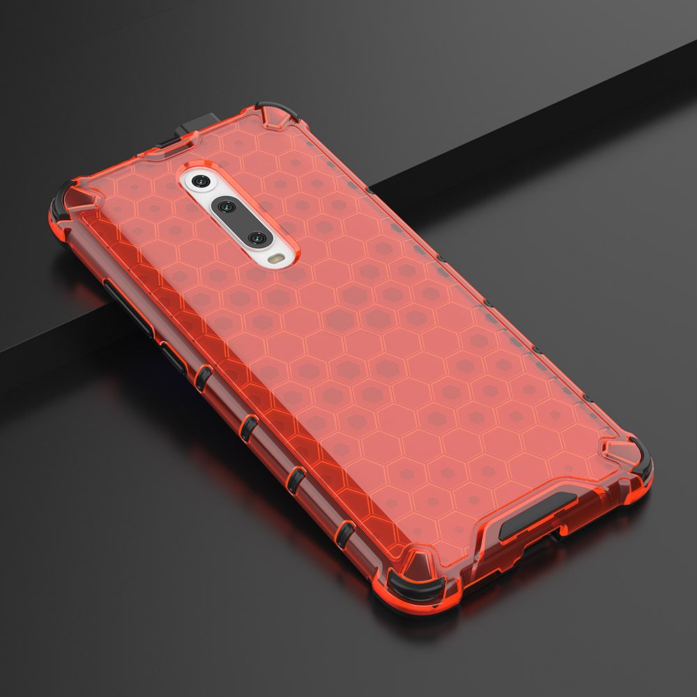Odolný kryt Honeycomb Armor červený – Xiaomi Mi 9T / 9T Pro | Lacné Kryty Lacné Kryty | Odolný kryt Honeycomb Armor červený – Xiaomi Mi 9T / 9T Pro | Lacné Kryty