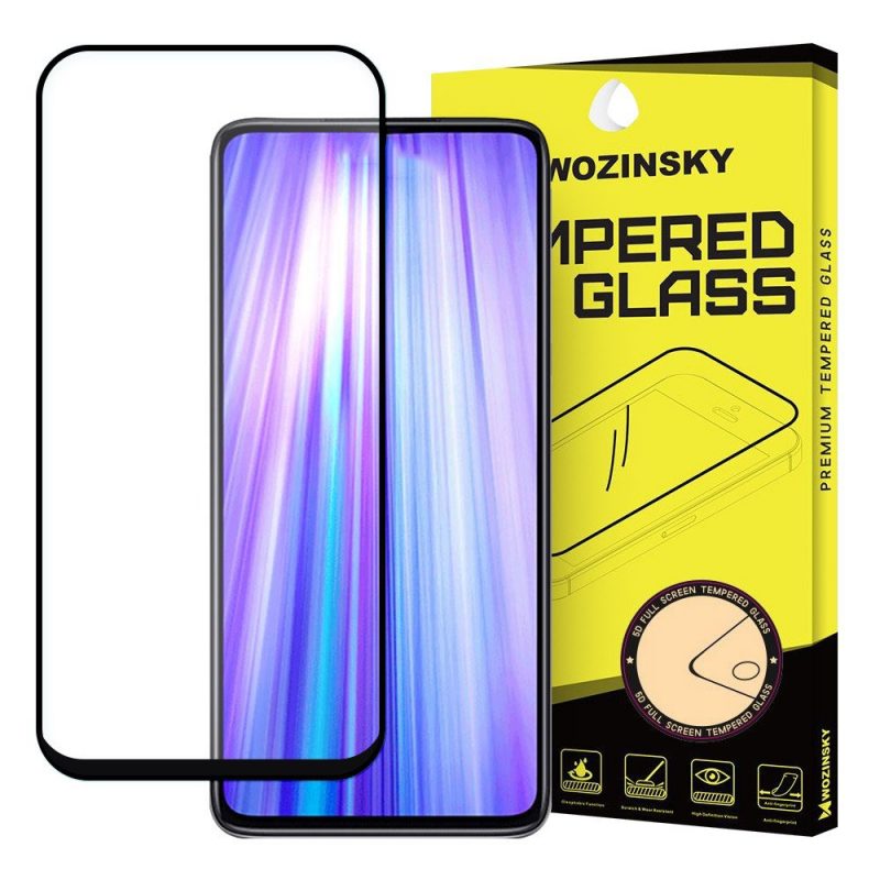 Lacné Kryty | Tvrdené sklo celopovrchové 9H Wozinsky čierne – Asus Zenfone 6 ZS630KL