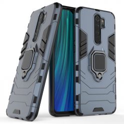 Odolný kryt Ring Armor modrý – Xiaomi Redmi Note 8 Pro