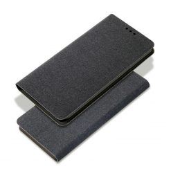 Peňaženkové puzdro Fabric Flip Bookcase čierne – Xiaomi Redmi Note 8 Pro | Lacné Kryty Lacné Kryty | Peňaženkové puzdro Fabric Flip Bookcase čierne – Xiaomi Redmi Note 8 Pro | Lacné Kryty