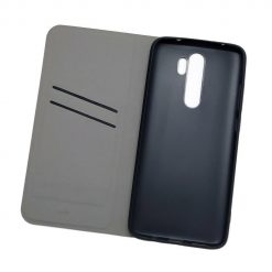 Peňaženkové puzdro Fabric Flip Bookcase čierne – Xiaomi Redmi Note 8 Pro | Lacné Kryty Lacné Kryty | Peňaženkové puzdro Fabric Flip Bookcase čierne – Xiaomi Redmi Note 8 Pro | Lacné Kryty
