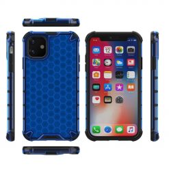 Lacné Kryty | Odolný kryt Honeycomb Armor modrý – iPhone 11 | Lacné Kryty