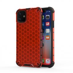 Odolný kryt Honeycomb Armor červený – iPhone 11