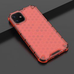 Lacné Kryty | Odolný kryt Honeycomb Armor červený – iPhone 11 | Lacné Kryty