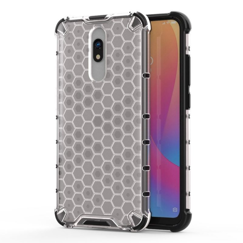 Lacné Kryty | Odolný kryt Honeycomb Armor transparentný – Xiaomi Redmi 8 / Redmi 8A