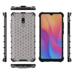 Odolný kryt Honeycomb Armor transparentný – Xiaomi Redmi 8 / Redmi 8A | Lacné Kryty Lacné Kryty | Odolný kryt Honeycomb Armor transparentný – Xiaomi Redmi 8 / Redmi 8A | Lacné Kryty