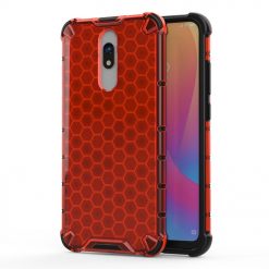 Odolný kryt Honeycomb Armor červený – Xiaomi Redmi 8 / Redmi 8A