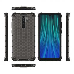 Odolný kryt Honeycomb Armor čierny – Xiaomi Redmi Note 8 Pro | Lacné Kryty Lacné Kryty | Odolný kryt Honeycomb Armor čierny – Xiaomi Redmi Note 8 Pro | Lacné Kryty