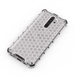 Lacné Kryty | Odolný kryt Honeycomb Armor transparentný – Xiaomi Redmi Note 8 Pro | Lacné Kryty