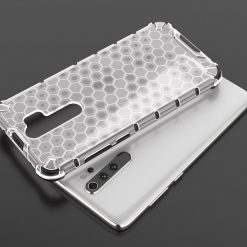 Lacné Kryty | Odolný kryt Honeycomb Armor transparentný – Xiaomi Redmi Note 8 Pro | Lacné Kryty