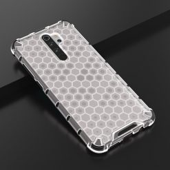 Lacné Kryty | Odolný kryt Honeycomb Armor transparentný – Xiaomi Redmi Note 8 Pro | Lacné Kryty