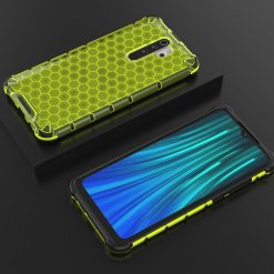 Odolný kryt Honeycomb Armor zelený – Xiaomi Redmi Note 8 Pro | Lacné Kryty Lacné Kryty | Odolný kryt Honeycomb Armor zelený – Xiaomi Redmi Note 8 Pro | Lacné Kryty