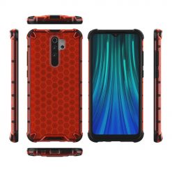 Odolný kryt Honeycomb Armor červený – Xiaomi Redmi Note 8 Pro | Lacné Kryty Lacné Kryty | Odolný kryt Honeycomb Armor červený – Xiaomi Redmi Note 8 Pro | Lacné Kryty