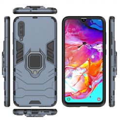 Lacné Kryty | Odolný kryt Ring Armor modrý – Xiaomi Mi A3 | Lacné Kryty