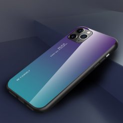 Sklenený kryt Gradient glass fialovo-modrý – iPhone 11 Pro | Lacné Kryty Lacné Kryty | Sklenený kryt Gradient glass fialovo-modrý – iPhone 11 Pro | Lacné Kryty