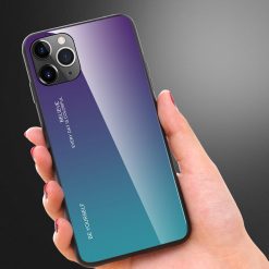 Sklenený kryt Gradient glass fialovo-modrý – iPhone 11 Pro | Lacné Kryty Lacné Kryty | Sklenený kryt Gradient glass fialovo-modrý – iPhone 11 Pro | Lacné Kryty