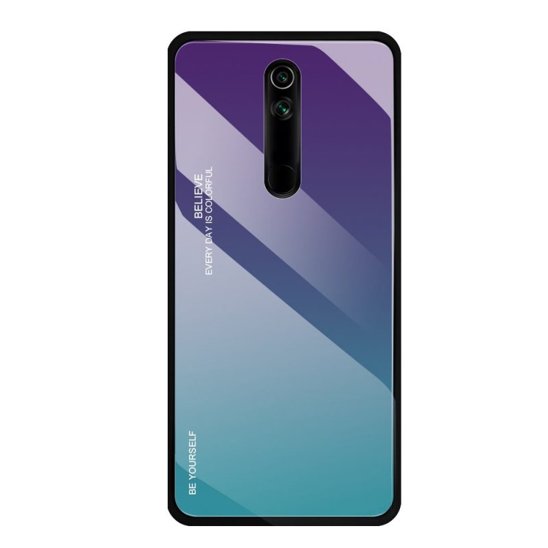 Lacné Kryty | Sklenený kryt Gradient glass fialovo-modrý – Huawei Mate 20 Lite