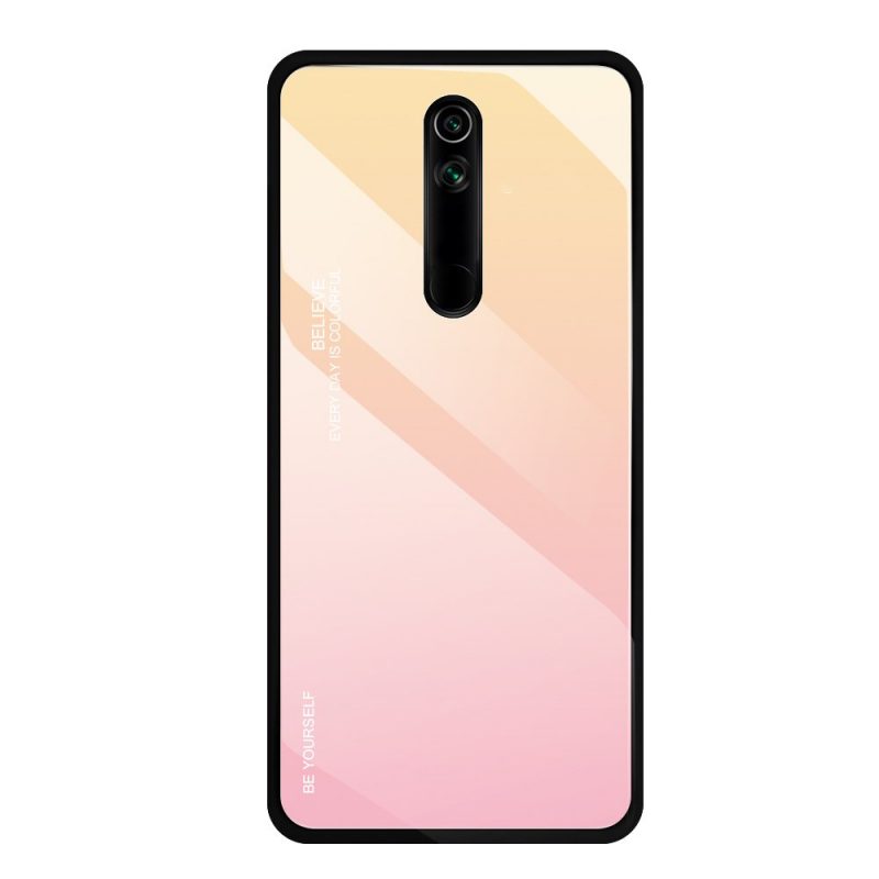 Lacné Kryty | Sklenený kryt Gradient glass ružovo-žltý – Huawei Mate 20 Lite