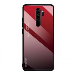 Sklenený kryt Gradient glass červeno-čierny – Xiaomi Redmi Note 8 Pro