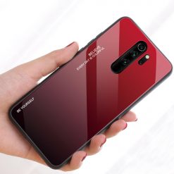 Lacné Kryty | Sklenený kryt Gradient glass červeno-čierny – Xiaomi Redmi Note 8 Pro | Lacné Kryty