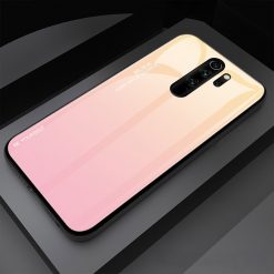 Lacné Kryty | Sklenený kryt Gradient glass žlto-ružový – Xiaomi Redmi Note 8 Pro | Lacné Kryty