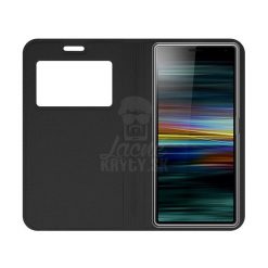 Lacné Kryty | Knižkové puzdro Smart Look čierne – Sony Xperia 10 | Lacné Kryty