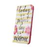 Lacné Kryty | Knižkové puzdro Trendy Perfect day to be happy – Sony Xperia 10 | Lacné Kryty
