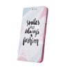 Lacné Kryty | Knižkové puzdro Trendy Perfect day to be awesome – Sony Xperia 10 | Lacné Kryty