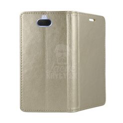 Lacné Kryty | Knižkové puzdro Magnet Book zlaté – Sony Xperia 10 | Lacné Kryty