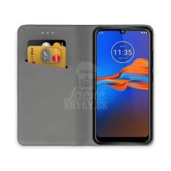 Lacné Kryty | Knižkové puzdro Smart Case Book čierne – Motorola Moto E6 Plus | Lacné Kryty