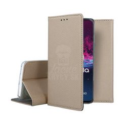 Knižkové puzdro Smart Case Book zlaté – Motorola One Action