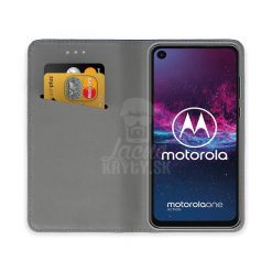 Lacné Kryty | Knižkové puzdro Smart Case Book zlaté – Motorola One Action | Lacné Kryty