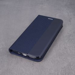 Lacné Kryty | Peňaženkové puzdro Smart Senso modré – Xiaomi Mi A3 | Lacné Kryty