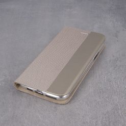 Lacné Kryty | Peňaženkové puzdro Smart Senso zlaté – Xiaomi Mi A3 | Lacné Kryty
