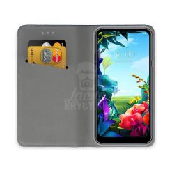 Lacné Kryty | Knižkové puzdro Smart Case Book zlaté – LG K40S | Lacné Kryty