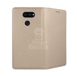 Lacné Kryty | Knižkové puzdro Smart Case Book zlaté – LG K40S | Lacné Kryty