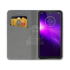Lacné Kryty | Knižkové puzdro Smart Case Book čierne – Motorola One Macro | Lacné Kryty
