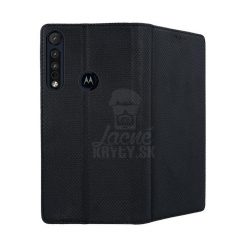 Lacné Kryty | Knižkové puzdro Smart Case Book čierne – Motorola One Macro | Lacné Kryty