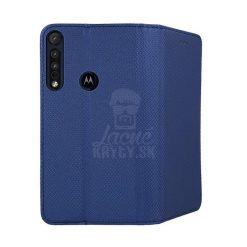 Lacné Kryty | Knižkové puzdro Smart Case Book modré – Motorola One Macro | Lacné Kryty