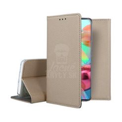 Knižkové puzdro Smart Case Book zlaté – Samsung Galaxy A71