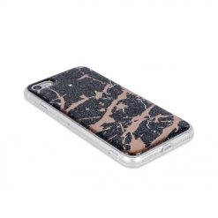Lacné Kryty | Zadný kryt s potlačou Marble čierny – Xiaomi Redmi 7A | Lacné Kryty