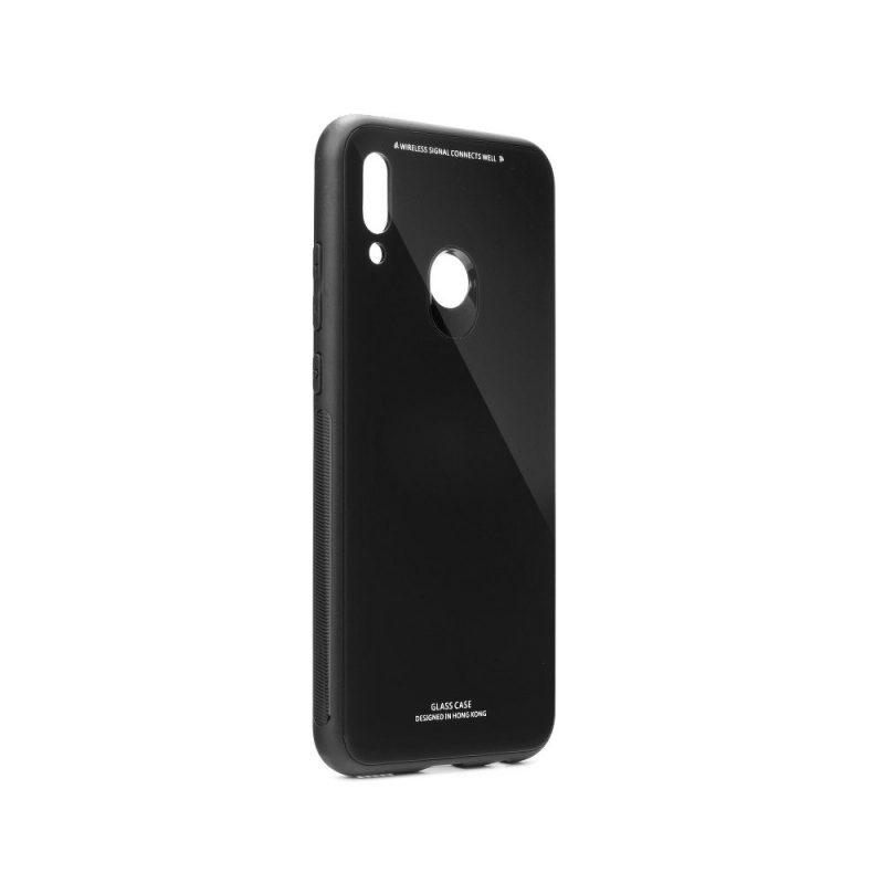 Lacné Kryty | Sklenený kryt Glass Case čierny – Huawei P Smart Z / Honor 9X