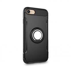 Zadný kryt Carbon Ring čierny – iPhone 11 Pro
