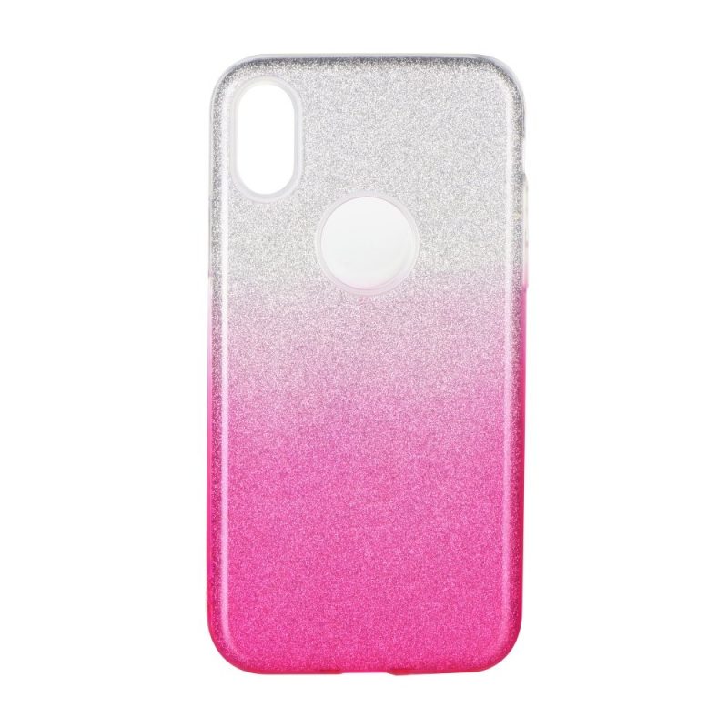 Lacné Kryty | Ligotavý Kryt Forcell Shining transparentno-ružový – Samsung Galaxy A51